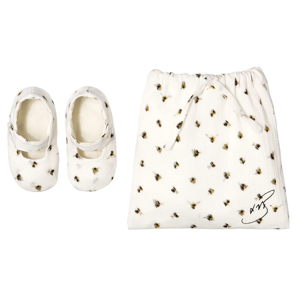 Victoria Beckham Baby Bee Booties sz: 6-12M NEW